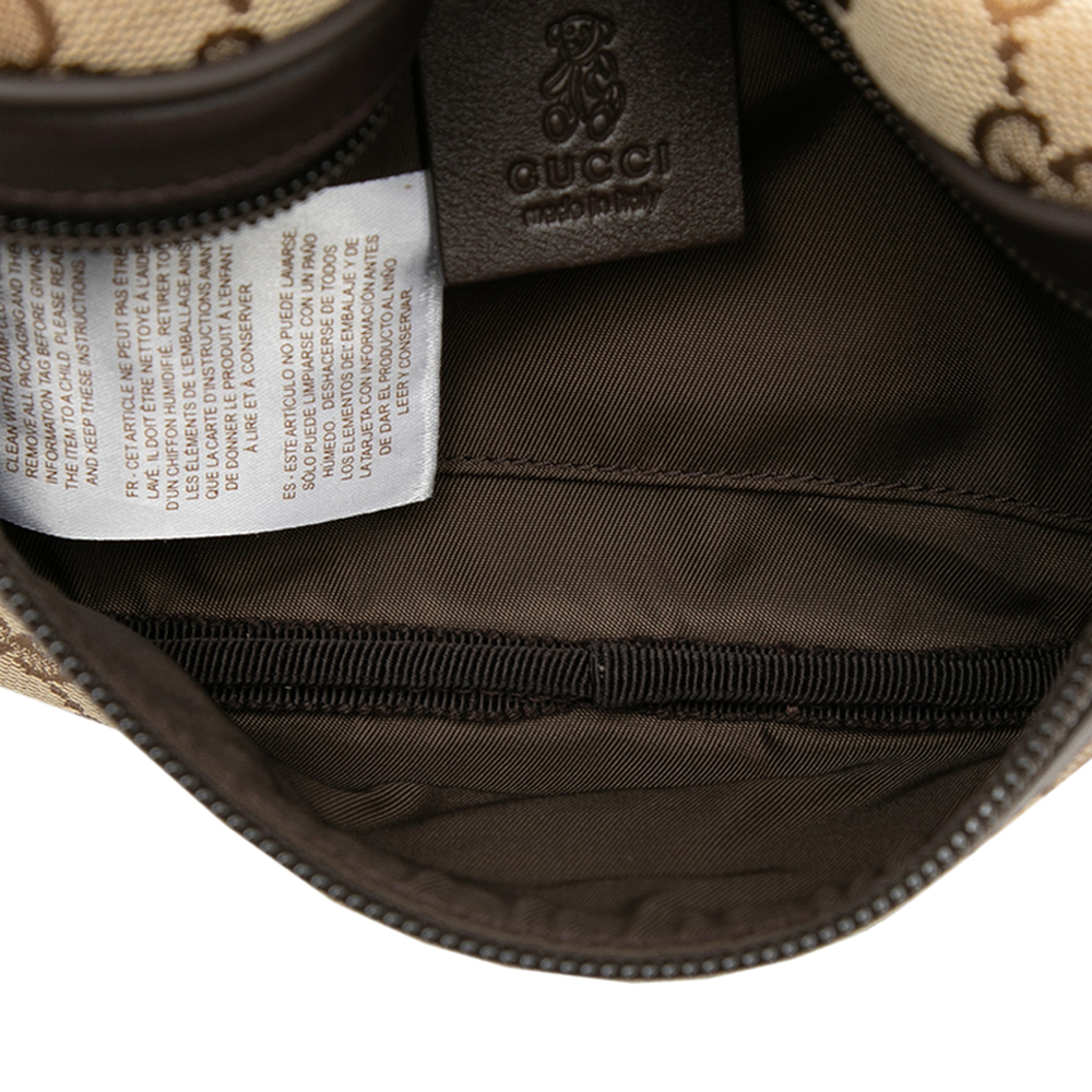 Pre-Loved Gucci GG Canvas Web Childrens Belt Bag - Picture 4 of 8